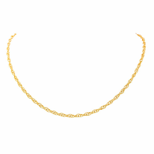Collier Collier maille torsadée en or jaune 18 carats 58 Facettes 4638675CN
