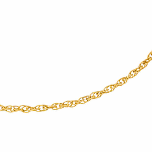 Collier Collier maille torsadée en or jaune 18 carats 58 Facettes 4638675CN