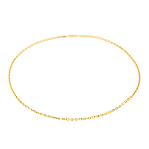 Collier Collier maille forçat en or jaune 58 Facettes 4665395CN