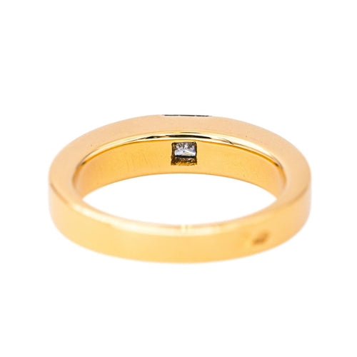 Bague 48 Bague solitaire en or jaune 18 carats avec diamant 58 Facettes 4608554CN
