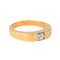 Bague 48 Bague solitaire en or jaune 18 carats avec diamant 58 Facettes 4608554CN