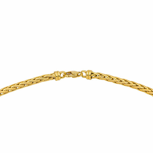 Collier Collier maille palmier en or jaune 18 carats 58 Facettes 4686155CN