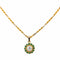 Collier Collier pendentif en or jaune 18 carats, diamant et émeraudes 58 Facettes 4387217CN