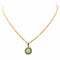 Collier Collier pendentif en or jaune 18 carats, diamant et émeraudes 58 Facettes 4387217CN