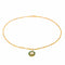 Collier Collier pendentif en or jaune 18 carats, diamant et émeraudes 58 Facettes 4387217CN