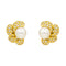 Boucles d'oreilles Boucles d’oreilles clips - Or jaune 18 carats, perles de culture et diamants 58 Facettes 4427011CN