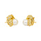 Boucles d'oreilles Boucles d’oreilles clips - Or jaune 18 carats, perles de culture et diamants 58 Facettes 4427011CN