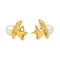 Boucles d'oreilles Boucles d’oreilles clips - Or jaune 18 carats, perles de culture et diamants 58 Facettes 4427011CN