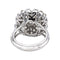 Bague 52 Bague cocktail en or blanc 18 carats et platine avec diamants 58 Facettes 4776443CN