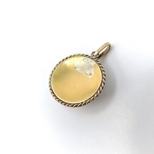 Pendentif Pendentif victorien Essex crystal sphinx en or jaune 14K 58 Facettes