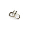 Bague Bague harem édouardienne en or 14K avec diamants, rubis, saphirs, grenats et perles 58 Facettes