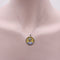 Pendentif Médaillon portrait miniature victorien en or 14K, émail et diamants 58 Facettes