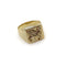 Bague 68 Chevalière vintage en or 18k Lamassu 58 Facettes A2001U