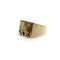 Bague 68 Chevalière vintage en or 18k Lamassu 58 Facettes A2001U