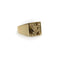 Bague 68 Chevalière vintage en or 18k Lamassu 58 Facettes A2001U