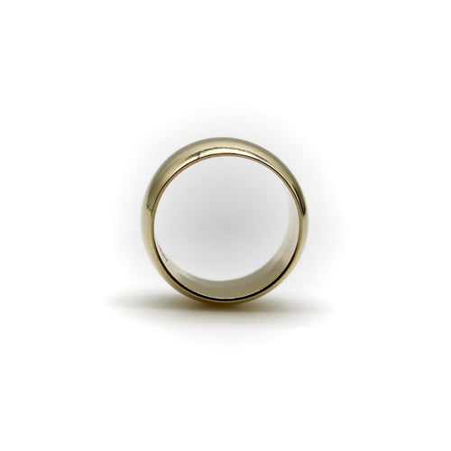 Bague Bague vintage bombée en or 14K, anneau large 58 Facettes A2003T