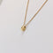 Collier Collier solitaire en or jaune 18 carats et diamant 58 Facettes 34627