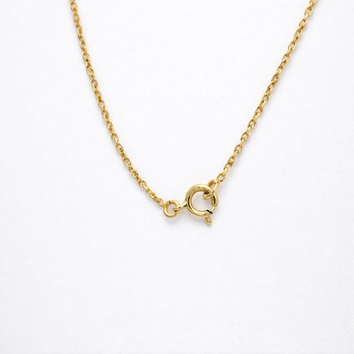 Collier Collier solitaire en or jaune 18 carats et diamant 58 Facettes 34627