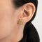 Boucles d'oreilles Boucles d'oreilles rosace en or jaune 18 carats 58 Facettes 33710