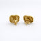 Boucles d'oreilles Boucles d'oreilles rosace en or jaune 18 carats 58 Facettes 33710