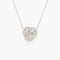Collier Collier en or blanc 18 carats et diamants 58 Facettes 33732
