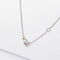 Collier Collier en or blanc 18 carats et diamants 58 Facettes 33732