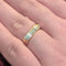 Bague 55 Alliance en trois ors 18 carats 58 Facettes 29789