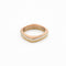 Bague 55 Alliance en trois ors 18 carats 58 Facettes 29789
