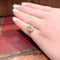 Bague 53 Bague marguerite en or jaune avec diamants et tourmaline rose 58 Facettes 30590