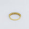 Bague 54 Demi-alliance - Bague en or jaune 18 carats et diamants 58 Facettes 31186