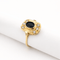 Bague 58 Bague Art déco en or jaune, saphir et diamants 58 Facettes 31192
