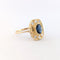 Bague 58 Bague Art déco en or jaune, saphir et diamants 58 Facettes 31192
