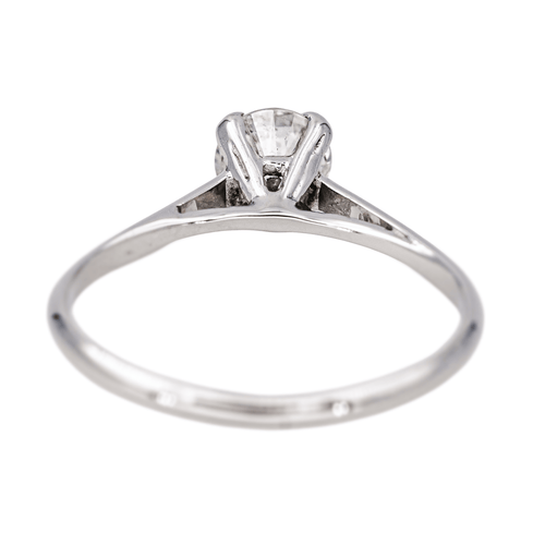 Bague 50 Bague Solitaire Or blanc Diamant 58 Facettes 4170229CN
