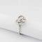 Bague 51 Bague motif entrelacé en or blanc et diamants 58 Facettes 33734