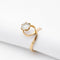 Bague 53 Bague solitaire en or jaune 18 carats et diamant 58 Facettes 33781
