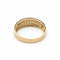 Bague 52 Bague double rang en or jaune et diamants 58 Facettes 34509