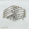Bague 57 Ring en or jaune 585 avec diamants 58 Facettes 2184
