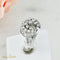 Bague 50 Bague en or blanc 14 carats avec diamants 58 Facettes 2319