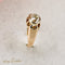 Bague 47 Bague Belcher édouardienne en or rose 14K avec diamant 58 Facettes 2466