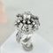 Bague 59 Platinring - Bague en platine diamants 58 Facettes 1841