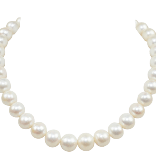 Collier Perles d’eau douce - Collier avec fermoir en or jaune 585 58 Facettes 2272