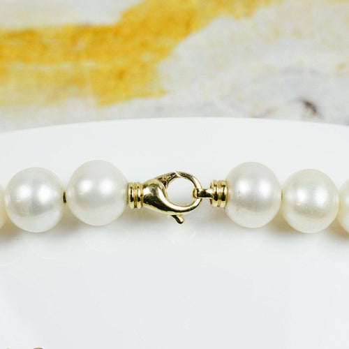 Collier Perles d’eau douce - Collier avec fermoir en or jaune 585 58 Facettes 2272