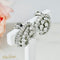 Boucles d'oreilles Ohrrings clips en platine et diamants 58 Facettes 1843