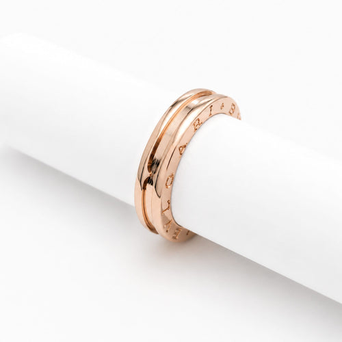 Bague 61 BVLGARI - Bague B.zero1 en or rose 18 carats 58 Facettes 34685