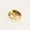 Bague 50 Bague jonc en or jaune 18K avec saphir 0,90 ct et diamants 58 Facettes REU1222