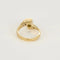 Bague 52 Bague asymétrique solitaire en or jaune 18K et diamants 0,60 ct 58 Facettes DRE1847