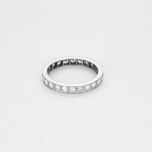 Bague 54 Alliances Platine Diamants 58 Facettes DRE1831