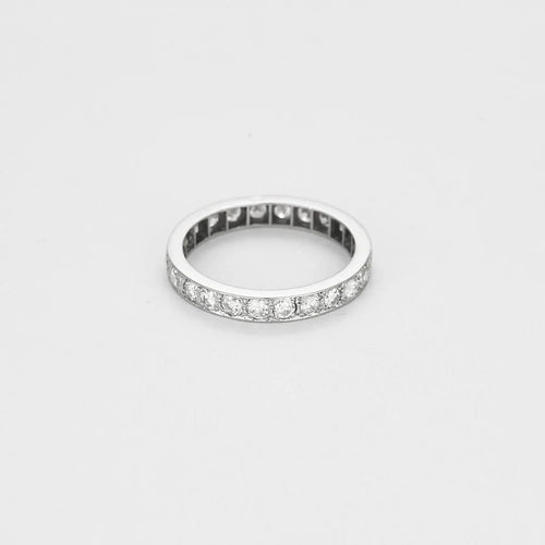 Bague 54 Alliances Platine Diamants 58 Facettes DRE1831