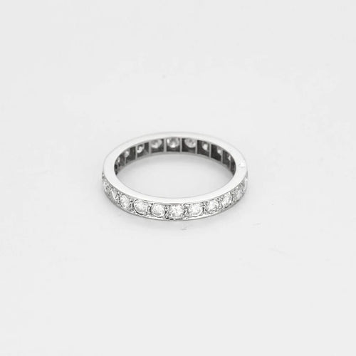 Bague 54 Alliances Platine Diamants 58 Facettes DRE1831