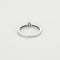 Bague 52.5 Bague solitaire en or blanc 18K avec diamant 0,20 ct 58 Facettes GU295